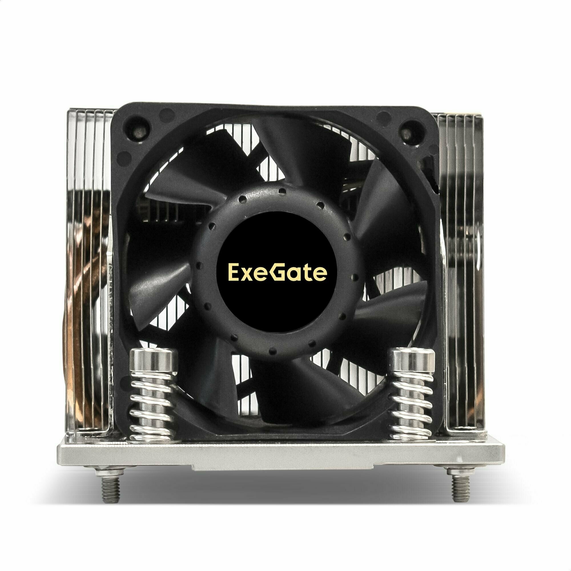 Кулер Exegate EX293436RUS LGA SP3 (Al+Cu, 60mm fan, 1600-6800RPM, 54,3 dBa, 4-pin PWM, TDP 240W) retail box - фото №2