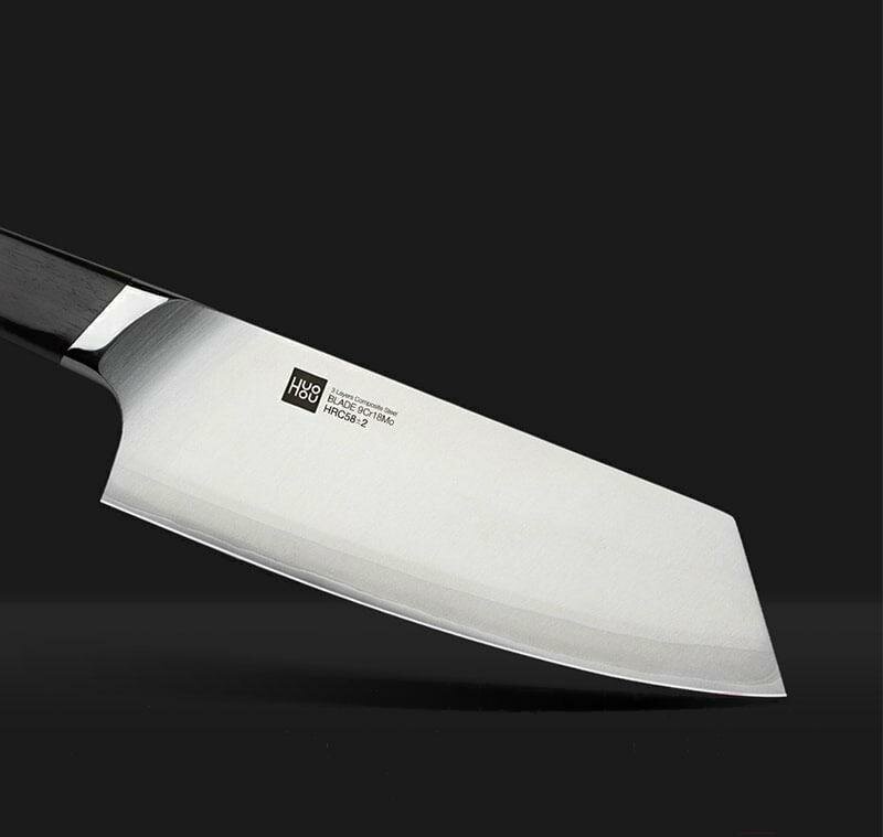 Нож кухонный Xiaomi HuoHou Composite Steel Slicing Knife (HU0042) стальной разделочный для мяса лезв - фото №12
