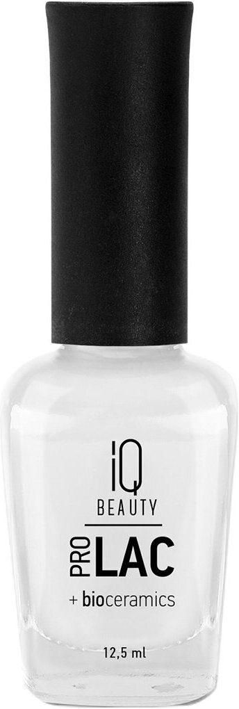 IQ BEAUTY Лак для ногтей укрепляющий с биокерамикой Nail polish PROLAC+bioceramics, 12,5 мл, 002
