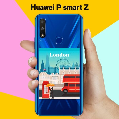Силиконовый чехол London на Huawei P smart Z силиконовый чехол полет бабочек на huawei p smart z хуавей п смарт z