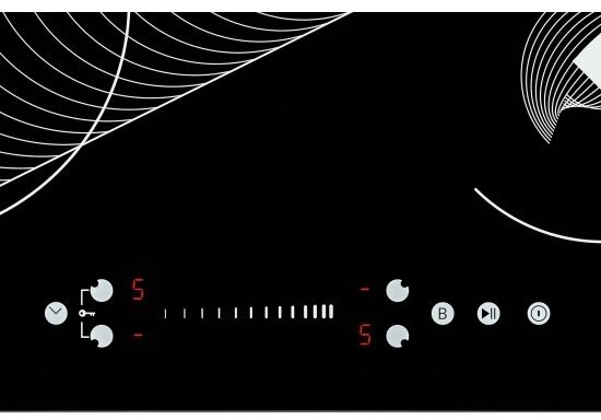 Поверхность индукционная KRONA MERIDIANA 60 BL черный - фотография № 15