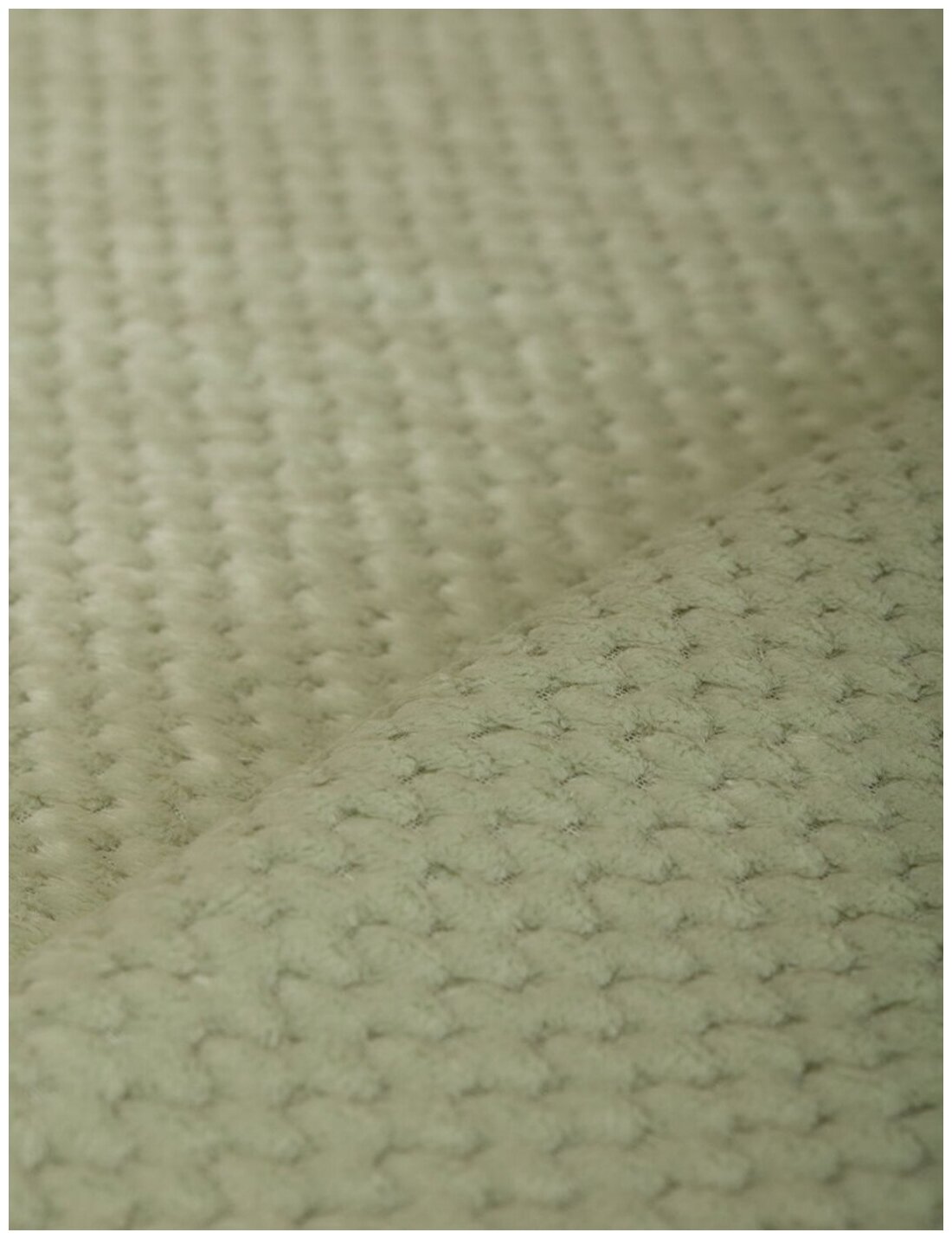 Плед Велсофт Зелёный для кровати, дивана / Плед Евро 200х220 см / Плед для пикника / Плед для детской / Покрывало на кровать, диван - фотография № 4