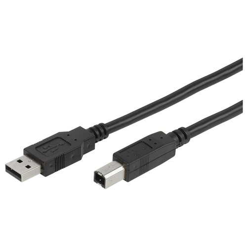 оптиковолоконный кабель vivanco 46151 Кабель Vivanco USB-A - USB-B (45223), черный