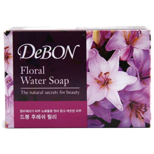 фото Мыло кусковое DeBON Floral Water Fresh Lily, 100 г