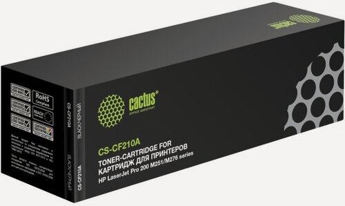 Изображение товара Тонер-картридж Cactus CS-CF210A черный (1600стр.) для HP LJ Pro 200 M251/M276