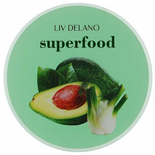 LivDelano SUPERFOOD Крем-флюид для тела увлажняющий авокадо И фенхель, 240г