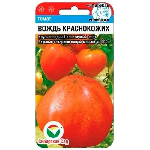 Семена томат Вождь краснокожих (Сибирский сад) 20шт семена 10 упаковок томат вождь краснокожих 20шт дет ранн сиб сад