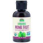 NOW Сахарозаменитель Organic Monk Fruit жидкость - изображение