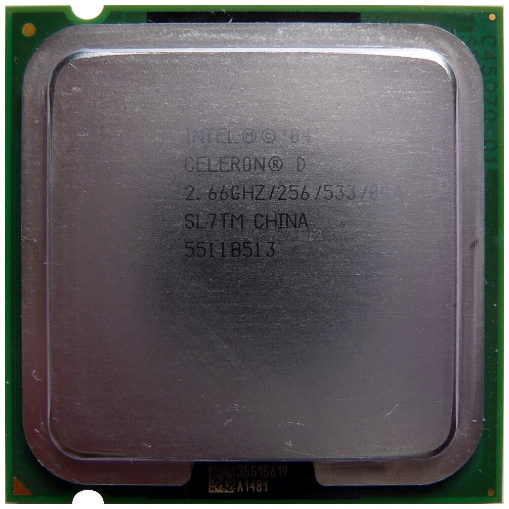 Процессор Intel Celeron D 330J Prescott LGA775,  1 x 2667 МГц, OEM