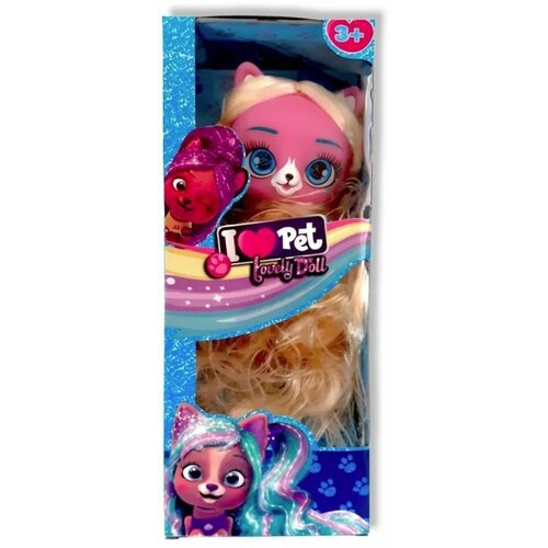 Зверьки игрушки для детей/ Цветные волосы с расческой