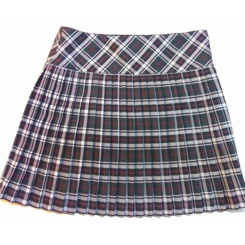 Школьная юбка Омельницкий Е. Н., миди, размер 134-34, серый
