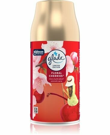 Освежитель воздуха Glade Automatic Floral Cherries, унисекс, 269 мл, цветочный вишня