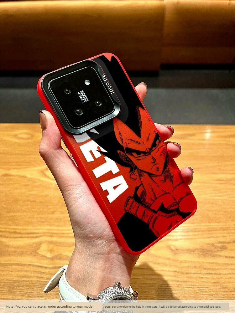 Чехол для Xiaomi 14, китайский красный, дизайн Бегиты, мягкая кромка, защита от падений