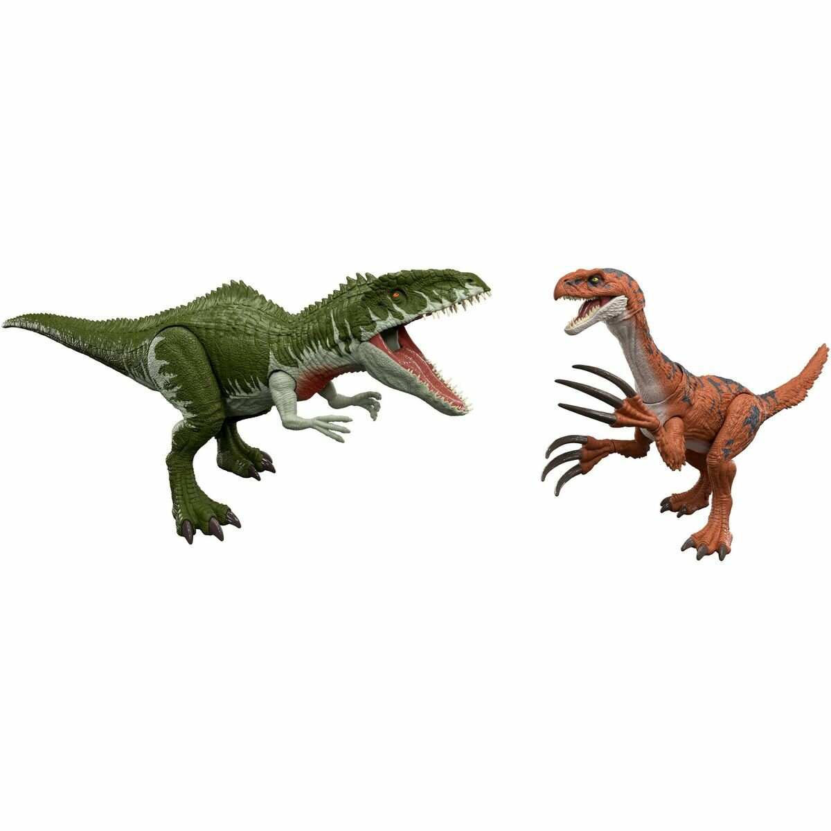 Jurassic World Giganotosaurus & Therizinosaurus 2-Pack Retro Reimagined атаки рев 4+
