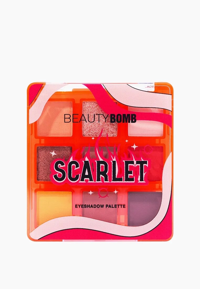 Beauty Bomb Палетка теней для век 7.2 г scarlet
