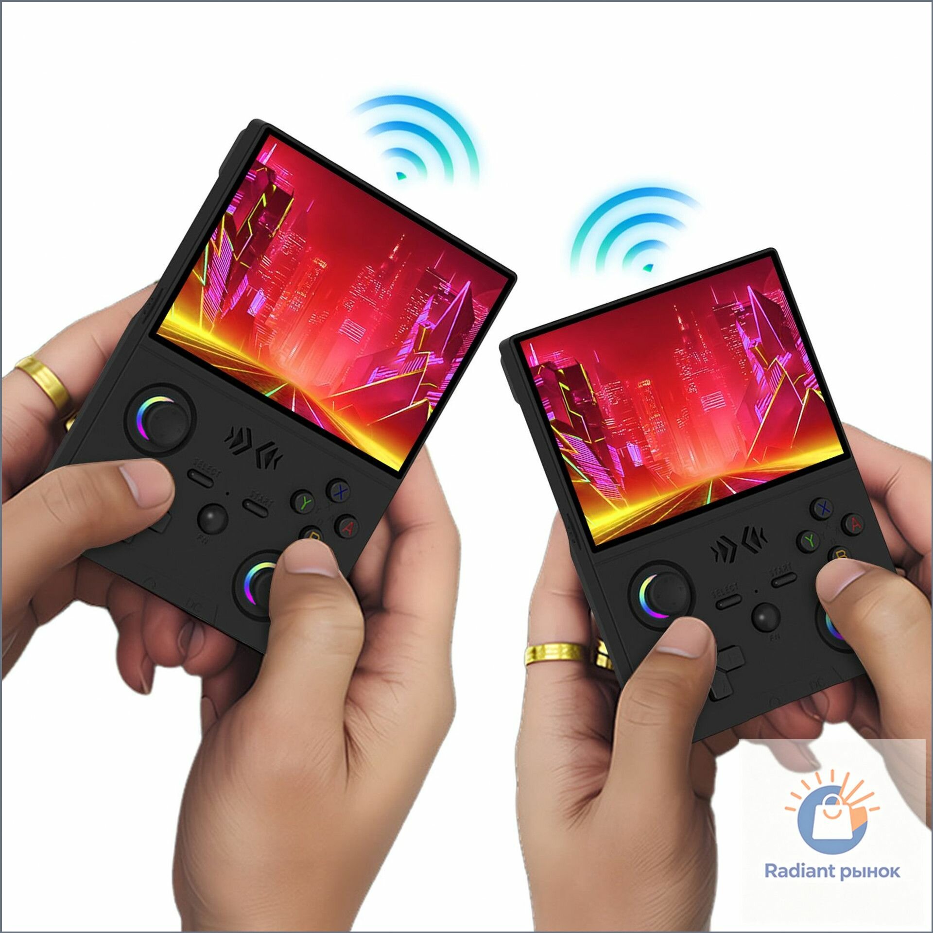 Портативная игровая консоль XF45V с открытым Linux, 4,5-дюймовым IPS-экраном и 128 ГБ встроенной памятью
