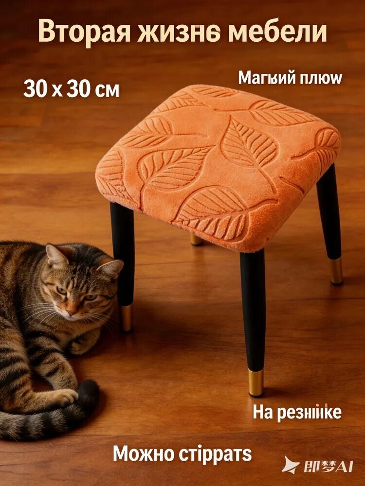 Чехол на мебель для стула, 30 см х 30см