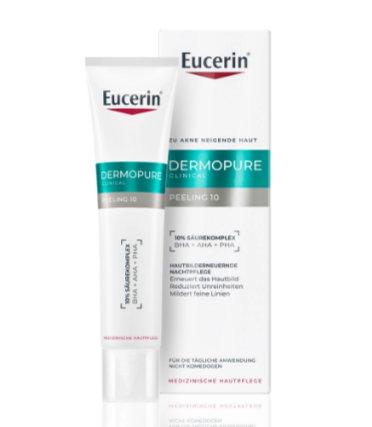 Сыворотка Eucerin dermopure peeling 10 пилинг-сыворотка для проблемной кожи ночная 40 мл — фото 1