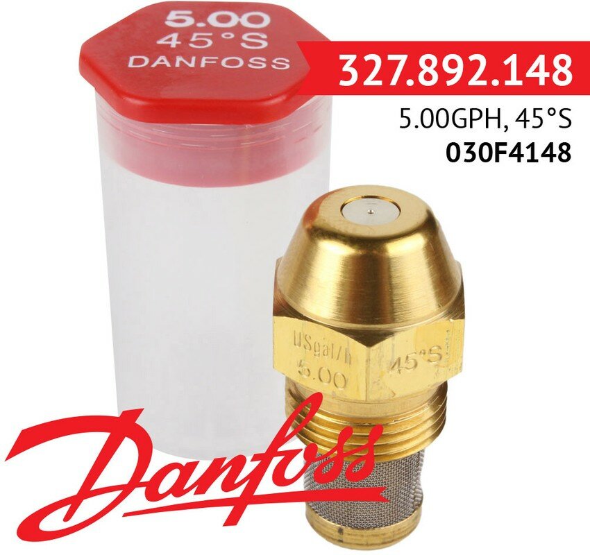 Топливная форсунка Danfoss 5.00GPH,45S 030F4148