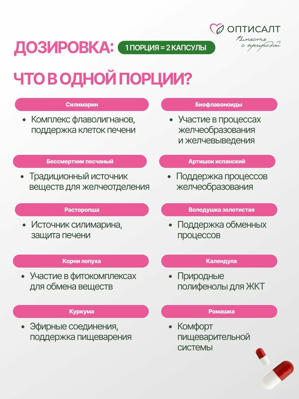 Желчь БАД 60 капсул для печени и желчного пузыря, желчегонное, расторопша, артишок, бессмертник, куркума, от застоя желчи, холестерина, детокс, при жирной пище — фото 1