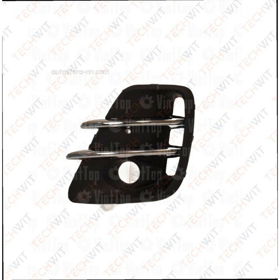 TECHWIT BD003KAI021TW Накладка фары противотуманной Лев. KIA Rio 2016- 5D