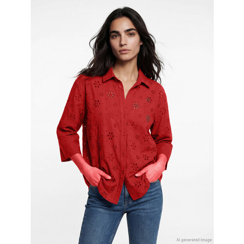фото Рубашка lc waikiki, размер 2xl, red
