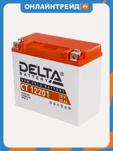 Изображение товара Аккумулятор Delta Battery DELTA CT 12201 обратная полярность 20 Ач
