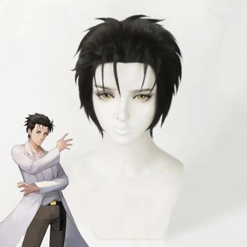 Парик Для Косплея Rinna Okabe, Устойчивый К Высоким Температурам