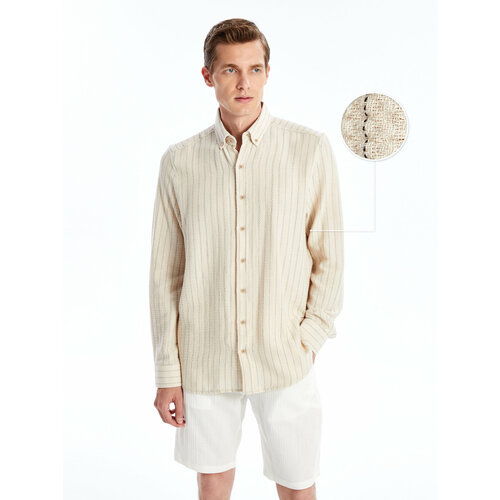 фото Рубашка lc waikiki, размер l, beige