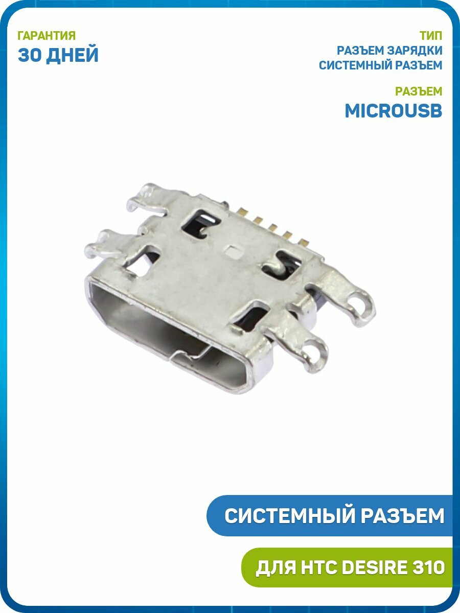 Системный разъем (зарядки) для HTC Desire 310 (MicroUSB)