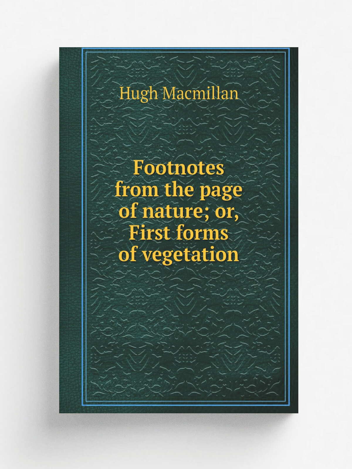 Footnotes from the page of nature; or, First forms of vegetation