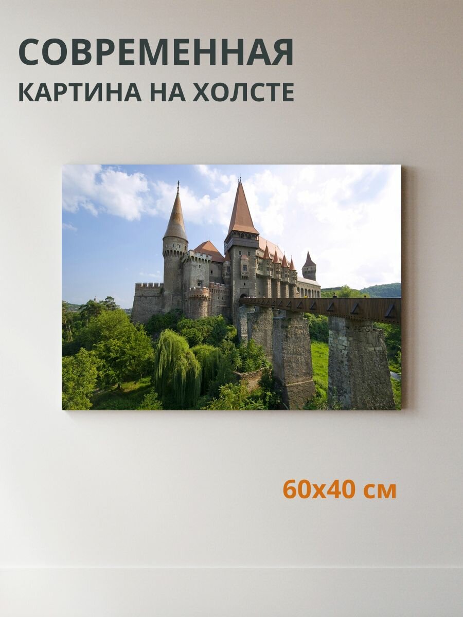Картина на холсте Замок Дракулы (Румыния) 60x40 см
