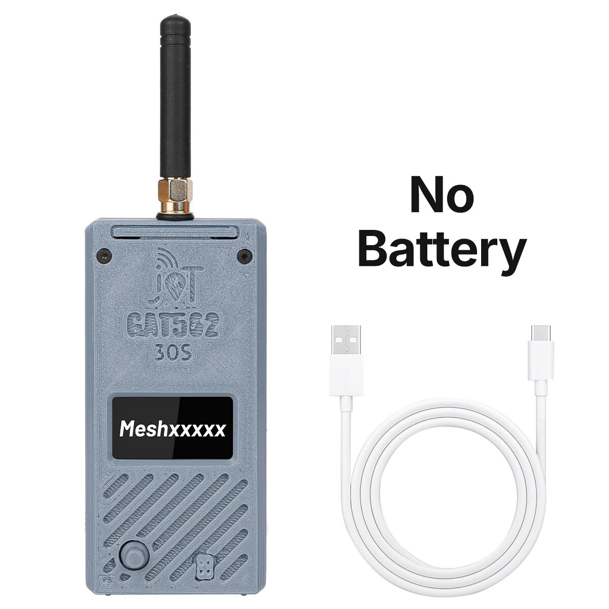 KEEPTEEN GAT562 30s 30dBm Mesh LoRa радиостанция Серый, 868 МГц, No Battery