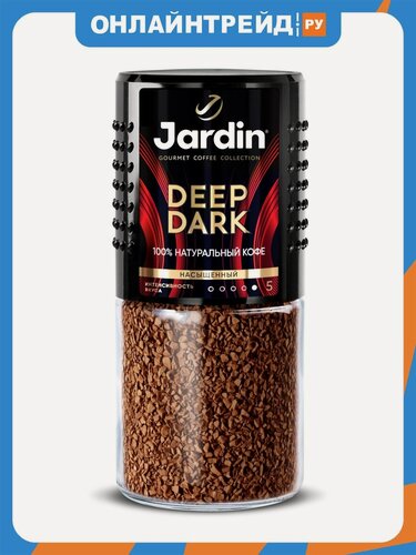 Изображение товара Кофе растворимый Jardin DEEP DARK 95 г, стекло