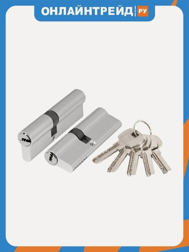 Изображение товара Цилиндровый механизм Ajax (AX200) AX2000Key70 (30+10+30) CP хром