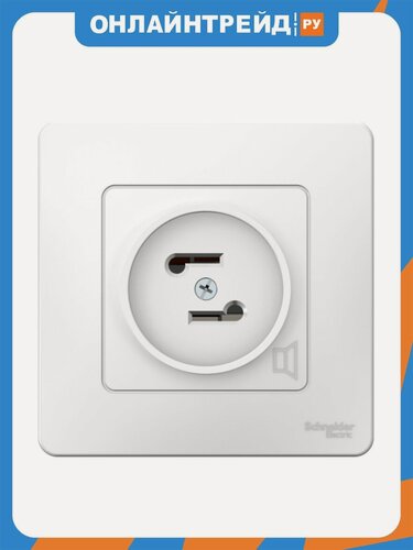 Изображение товара Розетка Systeme Electric (schneider Electric) SCHNEIDER ELECTRIC BLANCA FM радио, белый