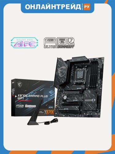 Изображение товара Материнская плата Msi X870E GAMING PLUS WIFI (AM5, ATX)