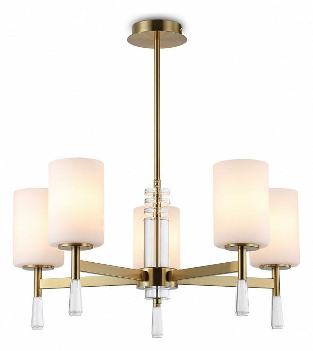 Люстра на штанге Ambrella Light HIGH LIGHT LH56261 цвет плафона подвески Белый, цвет арматуры Латунь