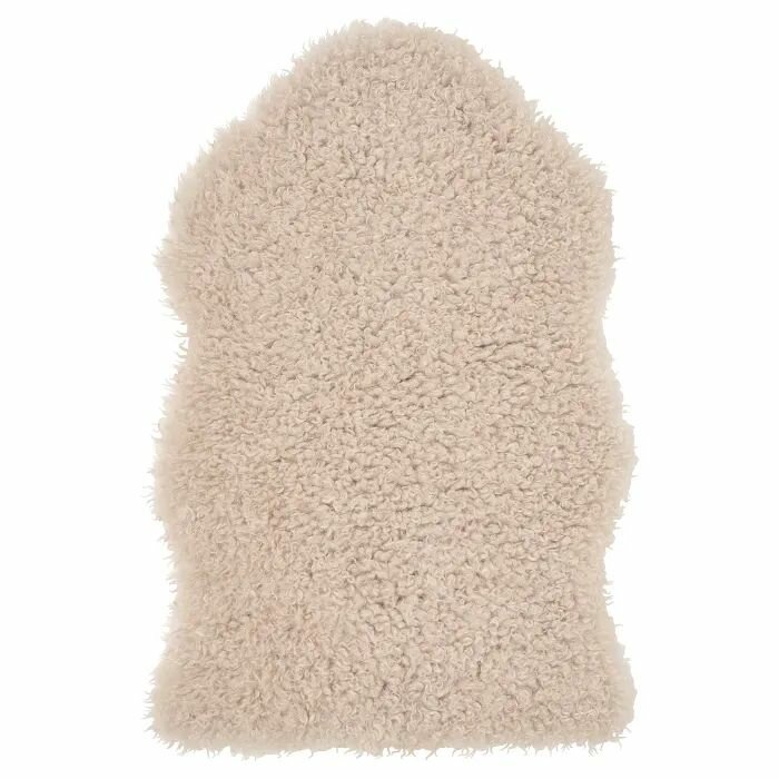 IKEA SVINDINGE коврик искусственная овчина, бежевый, 55x85 см