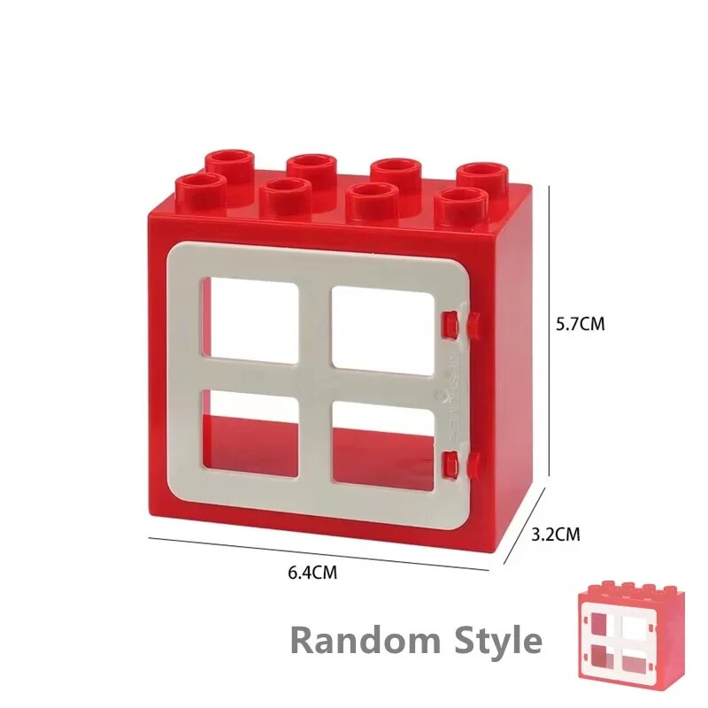 Сборные пластиковые куклы DZQ для детей от 6 до 12 лет Красный, Window Red
