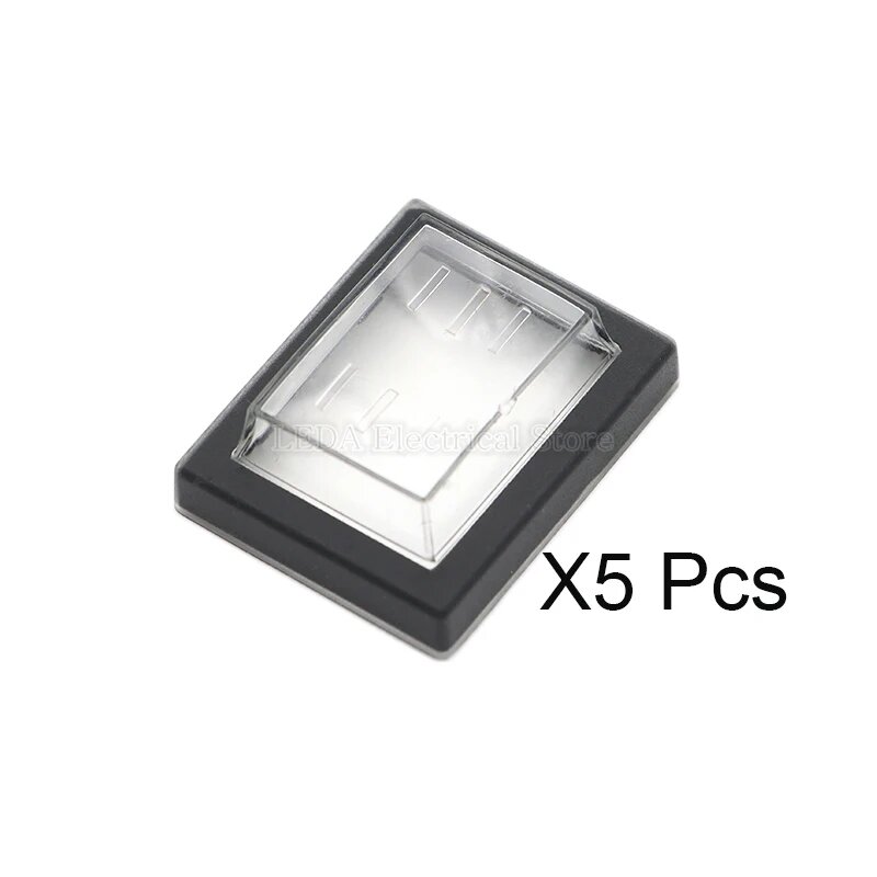 Переключатель KCD4 2 положения 4/6 контактов с подсветкой 16А 250В 6 Pins, Cap, 30A