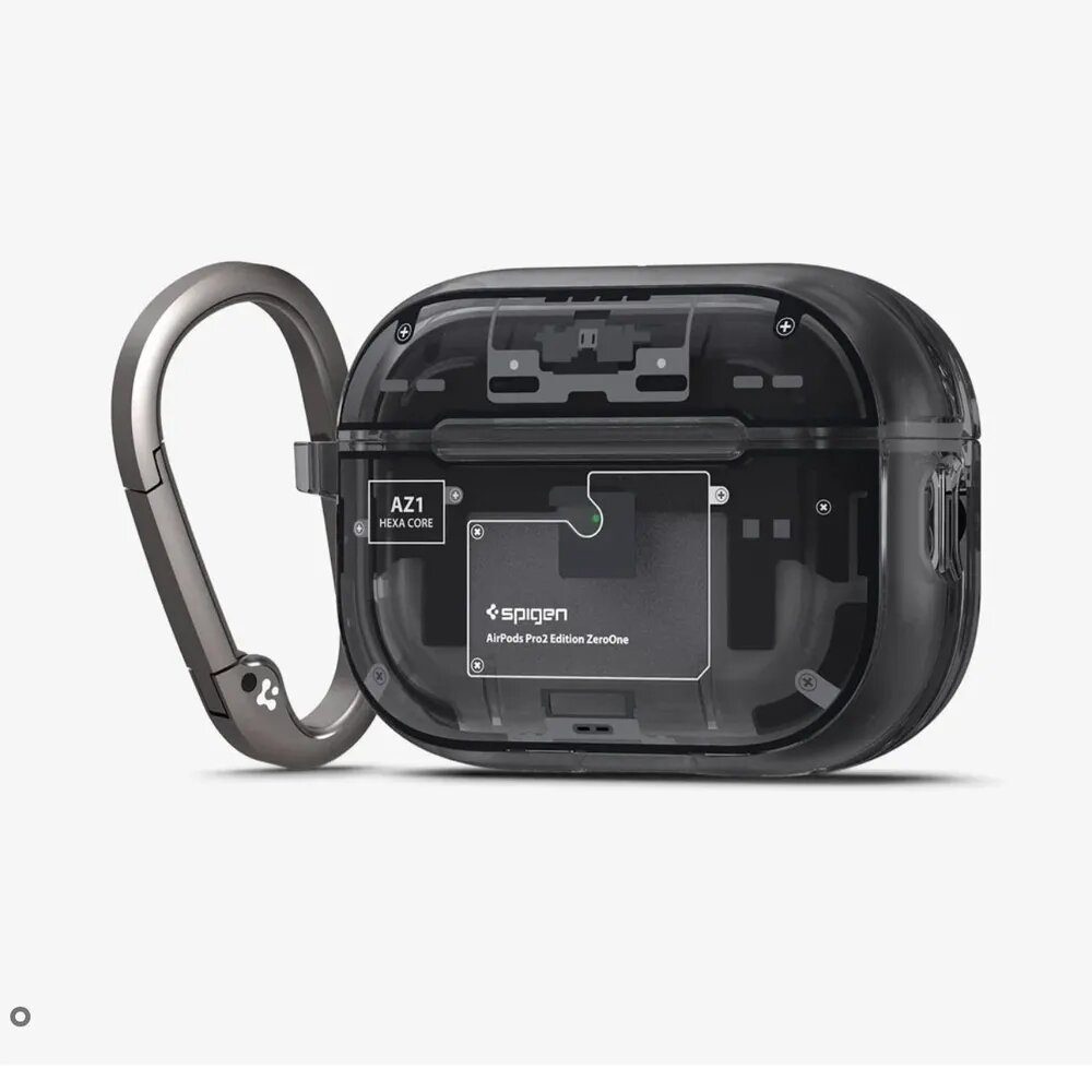 Чехол для AirPods 3 Ultra Hybrid Zero черный полупрозрачный