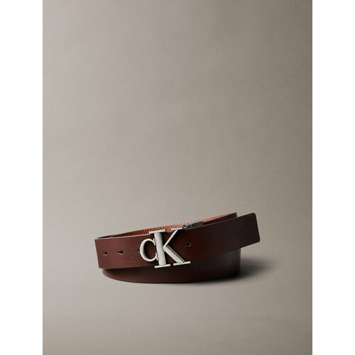 фото Ремень calvin klein для мужчин, размер 115, коричневый