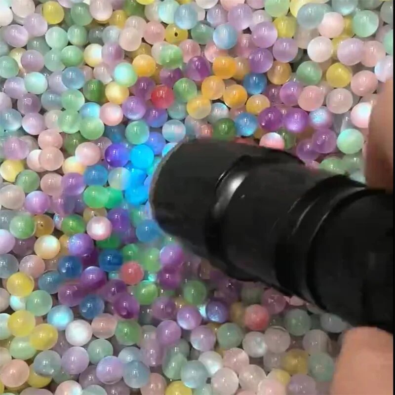 Магические бусины LOVEINGTABER резиновые 8 мм/10 мм/12 мм смешанных цветов 8mm 1000pcs per bag
