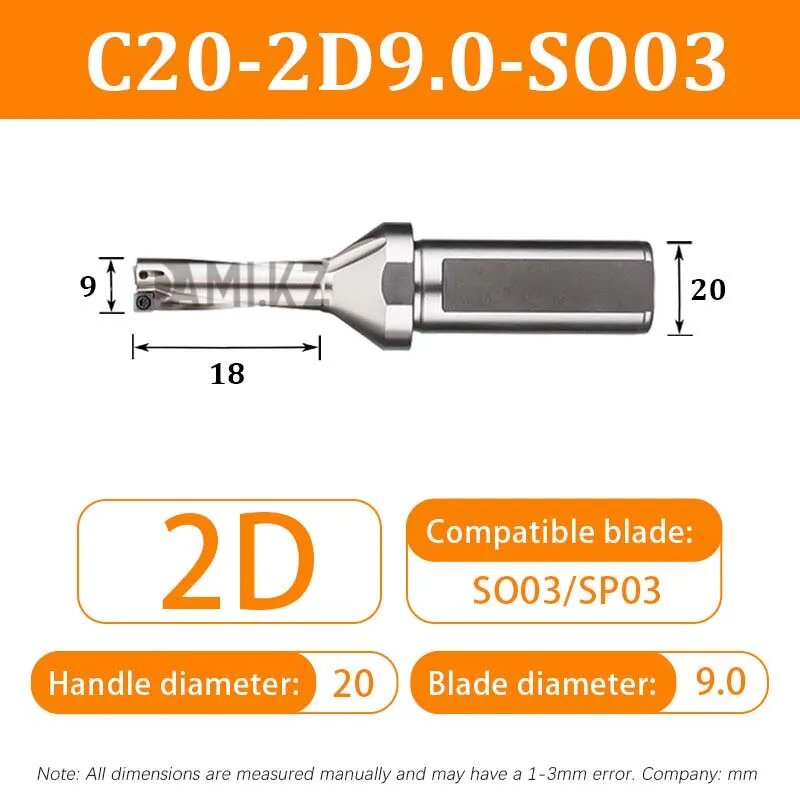 C20-2D8-SO03 C20-5D12-SO04 У-образные сверла SOMT SOMG для стали C20-2D9-SO03