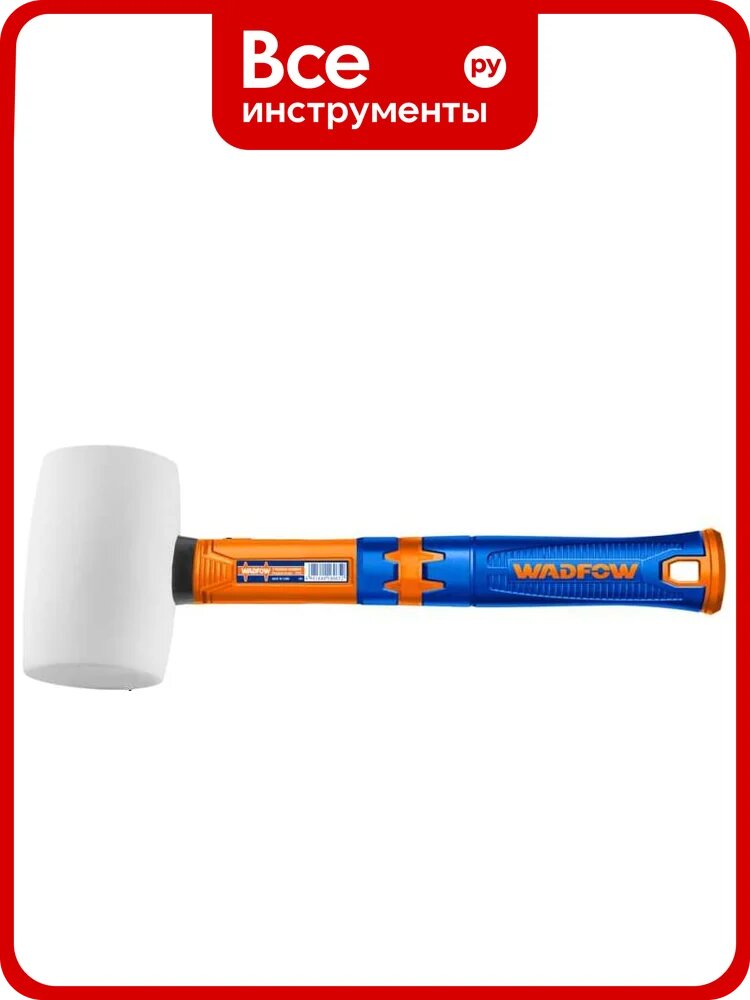 Киянка резиновая WadFow белая 450 г 6/24 WHM7304