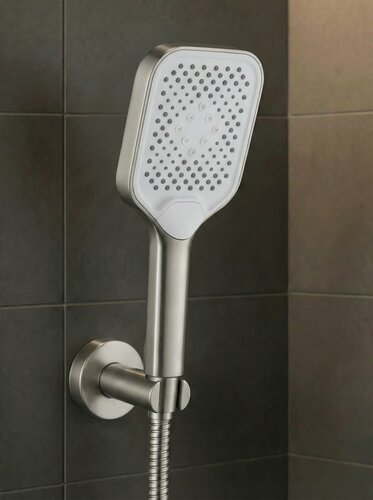 Изображение товара Лейка для душа ESKO диаметр 140 мм SPL100QEK квадратная, 3 режима, цвет хром