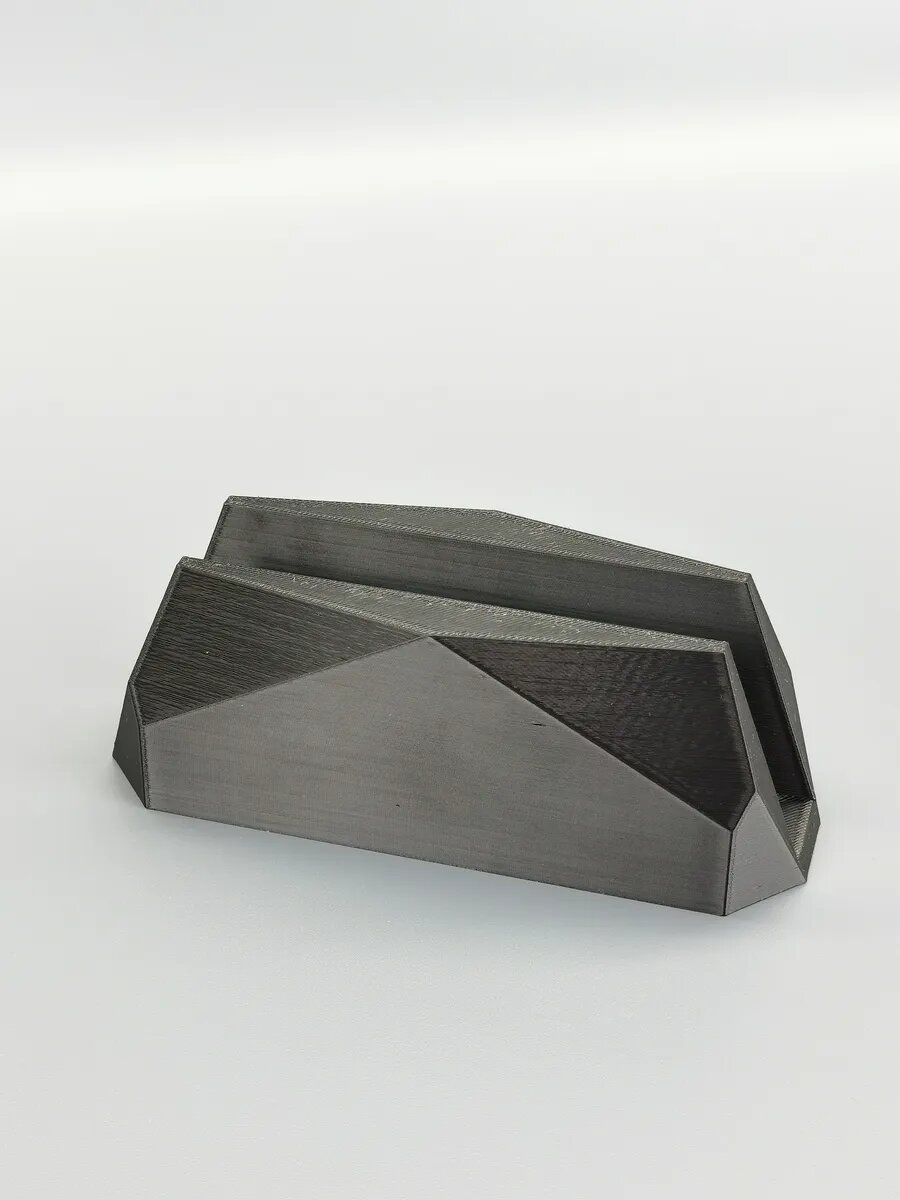 Вертикальная подставка, для ноутбука, черная, геометрический дизайн — фото 1