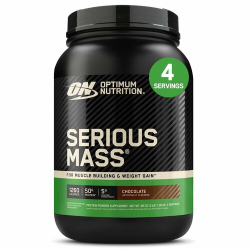 Гейнер OН - Сириус Масс 3 фунта Шоколад / ON - Serious Mass 3 lb Chocolate