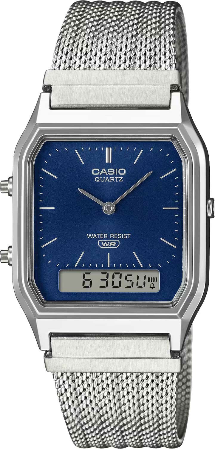 Японские наручные часы Casio Vintage AQ-230EM-2A с хронографом